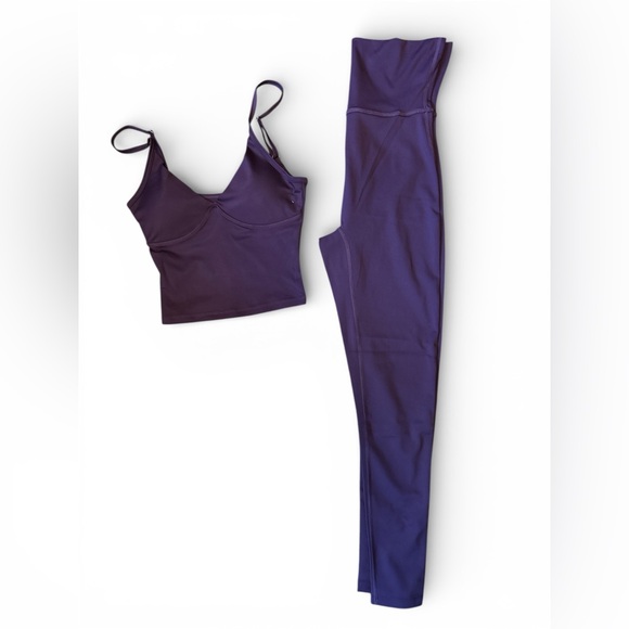 Pants - purple athletic wear set